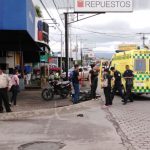 Gira sin precaución y provoca accidente cerca del Mercado Mayoreo nicaragua
