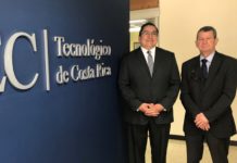 Embajador de Nicaragua visita al rector del Tecnológico de Costa Rica nicaragua