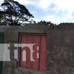 Ráfagas de viento desprenden el techo de viviendas en El Crucero nicaragua