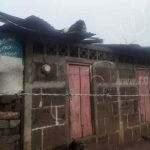 Fuertes vientos con lluvias desprenden techo de vivienda en Tipitapa nicaragua