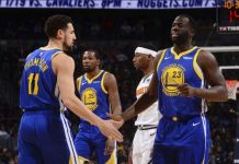Warriors impone récord de la NBA con 51 puntos en 1er cuarto nba