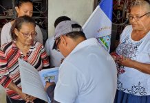 Distrito V y Ciudad Sandino reciben títulos de propiedad nicaragua