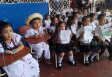 Estudiantes del colegio San Sebastián festejan Día Internacional por la Paz nicaragua