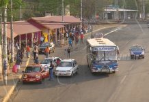 Transporte público de Managua rechazó el paro empresarial y saldrán a trabajar este jueves nicaragua