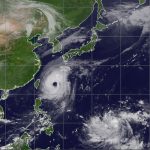 Japón se prepara para el embate del poderoso tifón Trami japon