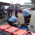 Diriambino grave al ser arrollado por motociclista en Managua nicaragua