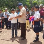 Inauguran reparación de 4.2 kilómetros de camino en Matenea, Juigalpa nicaragua