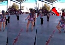 Mamá asiste a actuación de su hijo y asombra con sexy twerking mama