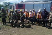 Arduo entrenamiento para Unidad Canina de Rescate en Managua nicaragua