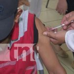 Continúa jornada de vacunación COVID-19 en hospital de Ciudad Sandino nicaragua