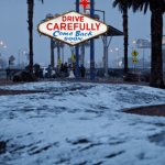 Cae nieve en Las Vegas por primera vez desde 1937 estados unidos