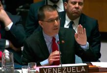 Arreaza en la ONU denuncia golpe de Estado y afirma «¡Venezuela es irrevocablemente libre!» venezuela