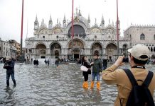 Ceden las aguas en Venecia tras marea alta venecia