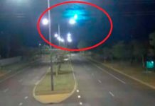 Impresionante caída de meteorito es captado en vídeo en Australia impresionante