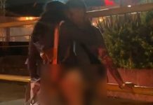 Captan a pareja teniendo relaciones sexuales en plena vía pública mexico