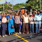 Inauguran proyecto de calles asfaltadas en Villa Venezuela, Managua nicaragua