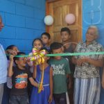 Entregan viviendas dignas a dos familias del barrio Sandino, Juigalpa nicaragua