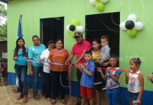 Familia de Villa El Carmen muy contenta con su vivienda digna nicaragua