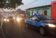 Policía de Chontales celebra sus 39 años al servicio de la comunidad nicaragua