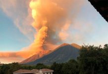 Finaliza la erupción del volcán de Fuego en Guatemala después de 20 horas