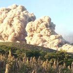 Familias ejecutan medidas preventivas ante actividad del Volcán Telica nicaragua