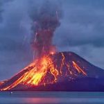 Captan desde el espacio la erupción del Kilauea volcan kilauea