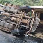 Vuelco de camión en Río Blanco deja cuantiosas pérdidas económicas nicaragua