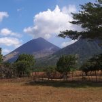 Expulsión de cenizas en el volcán San Cristóbal nicaragua