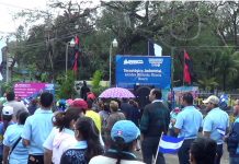 Boaco le rinde homenaje al General de Hombres y Mujeres Libres, Augusto C. Sandino nicaragua