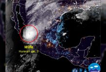 Huracán Willa toca tierra en el estado mexicano de Sinaloa con categoría 3 mexico