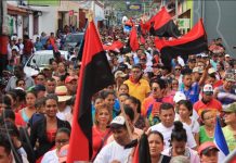 Familias de Nueva Segovia caminan por la Justicia y la Paz en nuestro país nicaragua