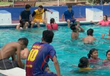 Familias y amigos pasan un día de tranquilidad en el Xilonem nicaragua