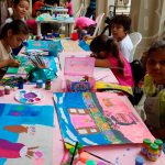 Niños del Palacio Nacional de la Cultura le pintaron a la paz y a la reconciliación nicaragua