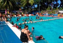 Familias de Managua despiden vacaciones refrescándose en balnearios
