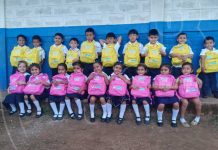 Entregan mochila a estudiantes del Colegio Arlenis Dávila nicaragua