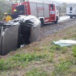 Fuerte choque entre autobús y camioneta en Estelí