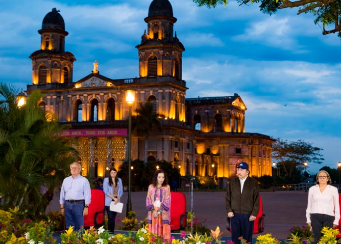 nicaragua, acto de conmemoración, managua, vicepresidenta,