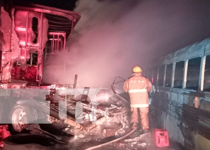 nicaragua, masaya, accidente de transito, lesionados,