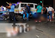 nicaragua, managua, accidente de transito, lesionados,