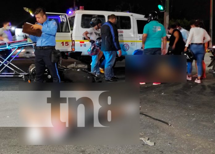 1 nicaragua, managua, accidente de transito, lesionados,