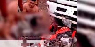 nicaragua, accidente de transito, fallecido, juigalpa, motociclista