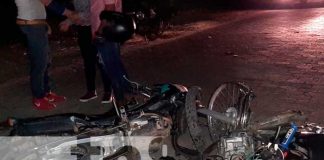 nicaragua, accidente de transito, fallecido, motocicleta, nueva segovia