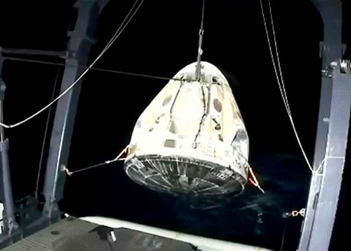 1 ciencia, crew-1, regreso a tierra, nasa, spacex,