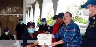 nicaragua, bomberos, graduacion, academia nacional, curso de induccion bomberil,