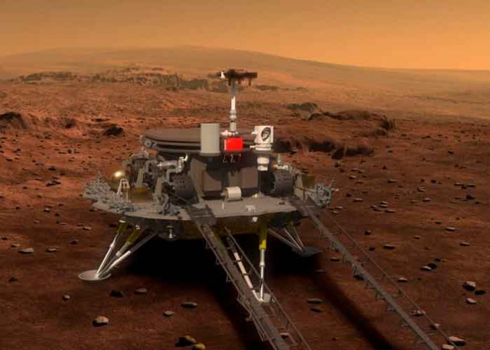 ciencia, china, marte, rover zhurong, imagenes