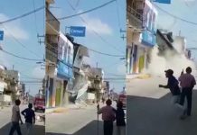 Video: Edificio se derrumba días después del terremoto en México y revive el pánico