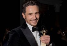 James Franco evita una situación desastrosa al recibir su premio en los Globos de Oro