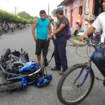 Choque entre motorizados deja dos lesionados en la isla de Ometepe