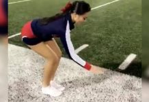 Porrista se apoderó de las redes con un nuevo desafío viral
