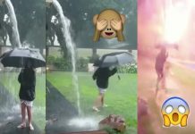 ¡Increíble! un niño se salva del impacto de un rayo